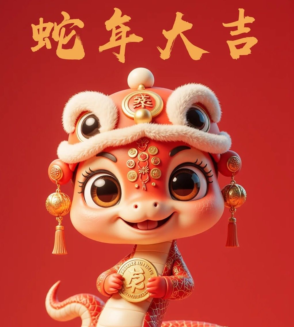 普拉特澤生物祝所有科研人員——“蛇躍龍門、蛇年興旺“